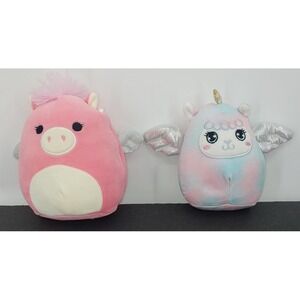 Squishmallows Winona The Llama Pegacorn And Paloma The Pegasus Plush Lot Of 2